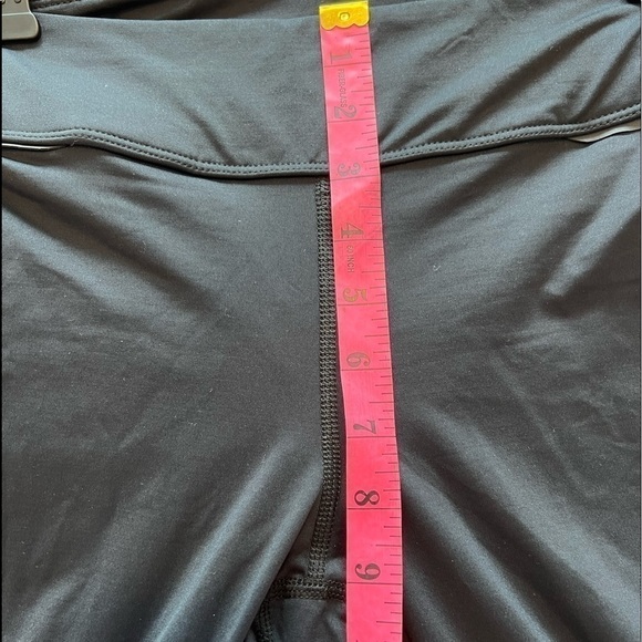 ALALA Palm Shadow Print Blocked Crop Active Workout Leggings - Picture 14 of 16